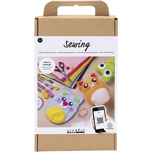 Creativ - Sewing Starter Craft Kit - Teddy Bears