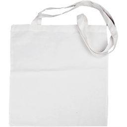 [CLCV706169] Shopping Bag, white, size 38x42 cm, 130 g, pack of 20