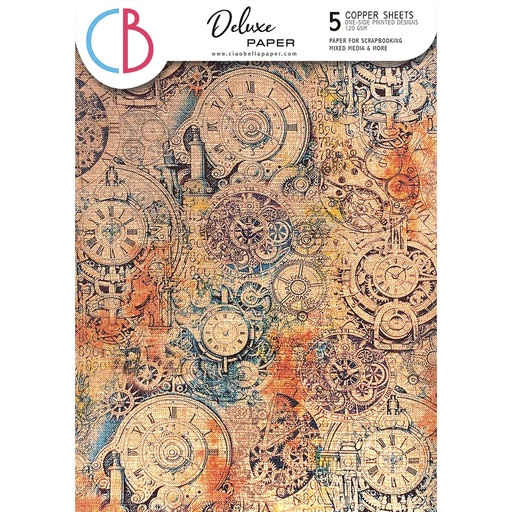 Ciao Bella Paper - Coral Reef A4 Deluxe Copper Paper 