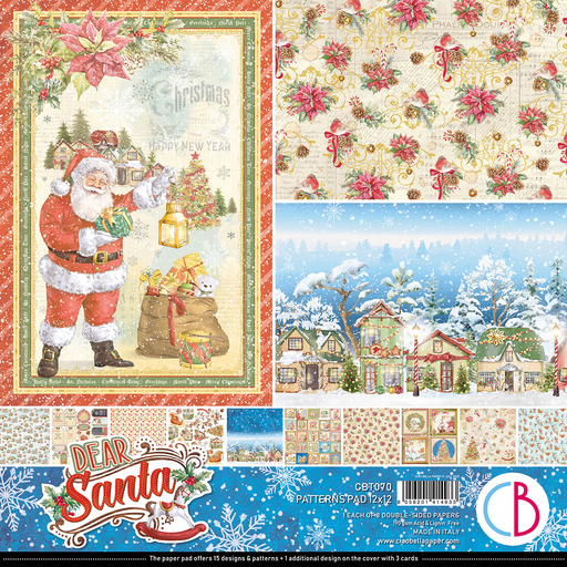 Ciao Bella Paper - Dear Santa - 12"x12" Patterns Pad 
