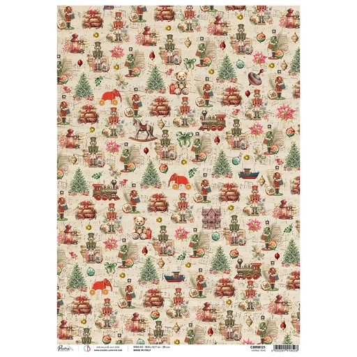 Ciao Bella Paper - Vintage Toys A3 rice paper (SINGLE Sheet)