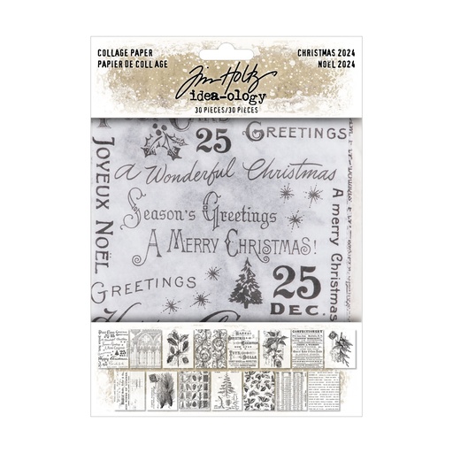 Tim Holtz Idea-ology - Collage Paper (Christmas)