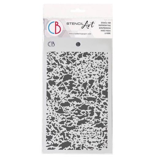 Ciao Bella Paper - Oxidized Surface 5"x8" Stencil