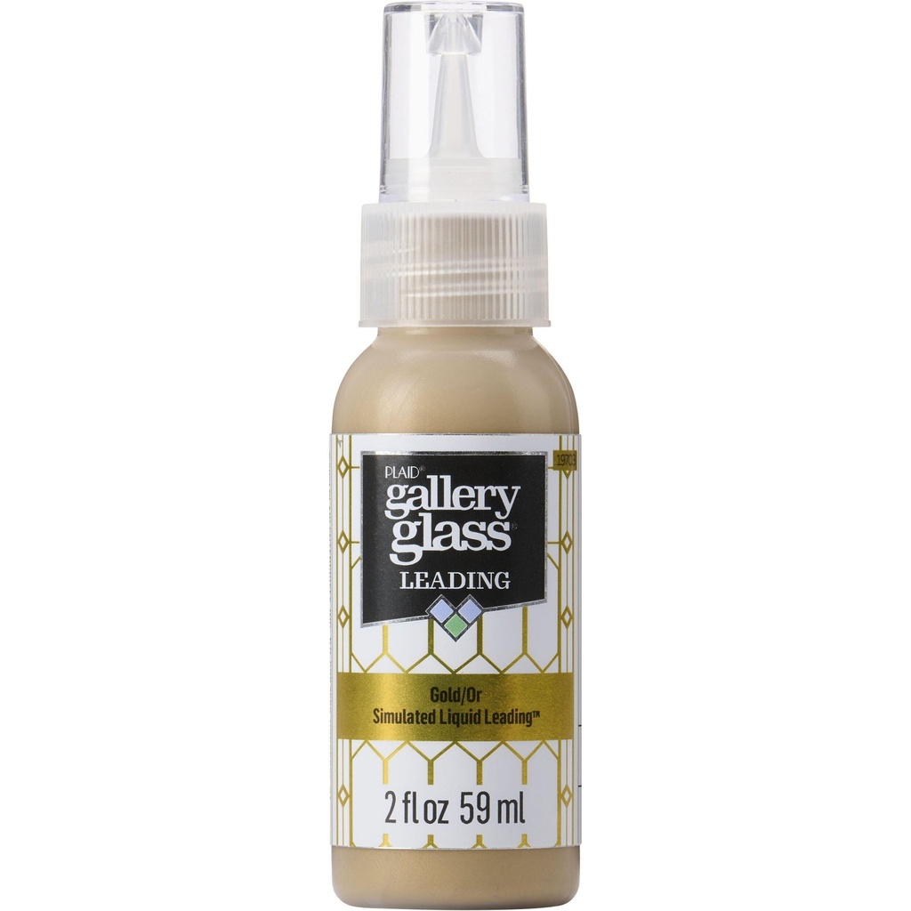Plaid - Gallery Glass - 2oz - Liquid Lead Gold | Personal Impressions
