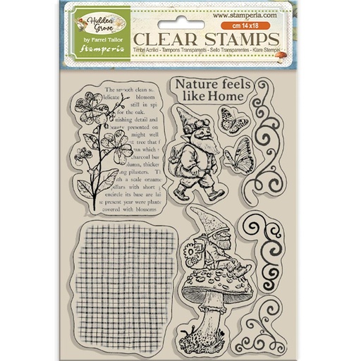 Stamperia - Hidden Grove - Gnome stamp set