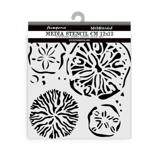 Stamperia - Silent Sea - Sponges Stencil (12cmx12cm)