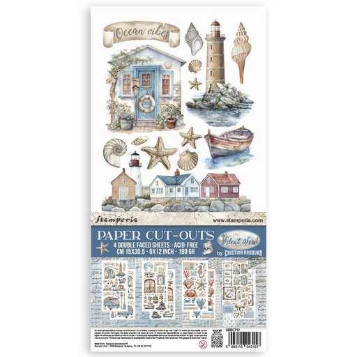 Stamperia - Silent Sea - Paper cut-outs