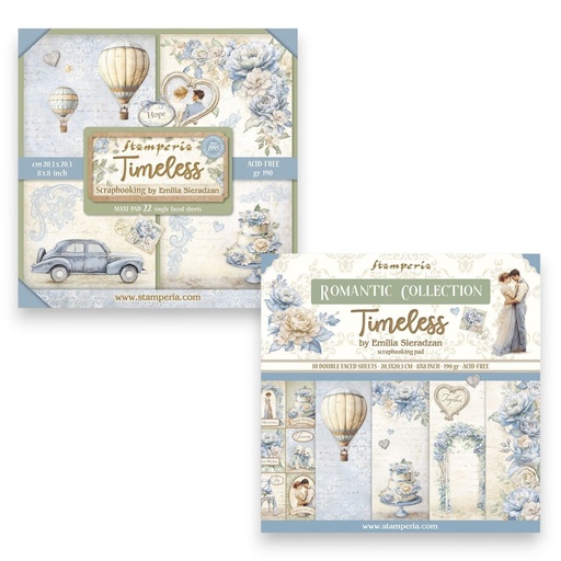 Stamperia Timesless 8" x 8" Scrapbook Pads