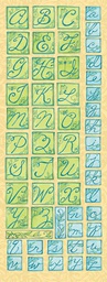 [30-389199] SW Nature Die-cut Alphabet Stickers
