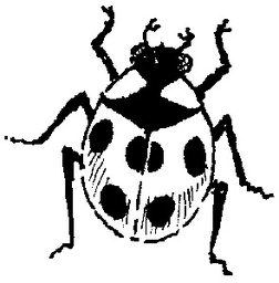 [4052AA] Ladybird 2 - Traditional Wood Mounted Stamp