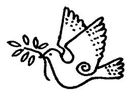 [506A] Dove - Traditional Wood Mounted Stamp
