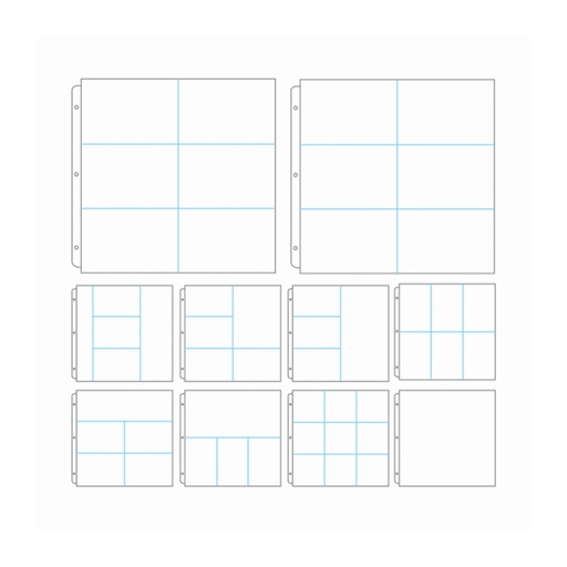 Couture Creations Assorted Ring Binder Sleeves (x10) 