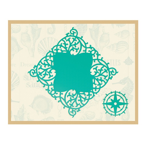 Couture Creations Sea Breeze Cardinal Frame die