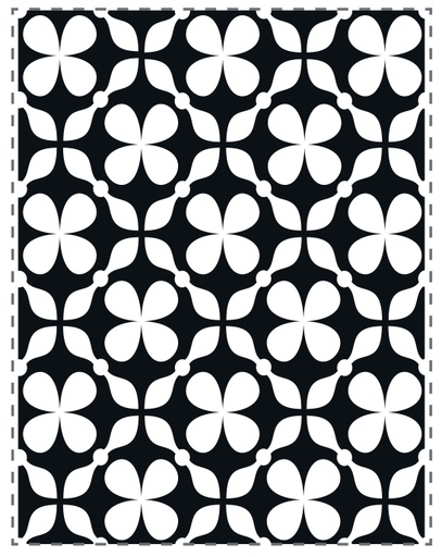 Ultimate Crafts Clover Quilt A2 Embossing Folder 