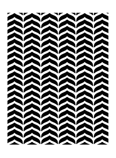 Ultimate Crafts Millie Divine A2 Embossing Folder