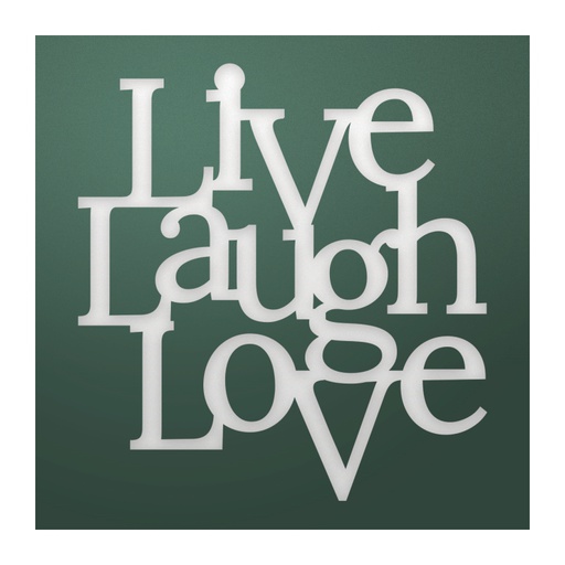 Ultimate Crafts Live Laugh Love Die – Padova Collection