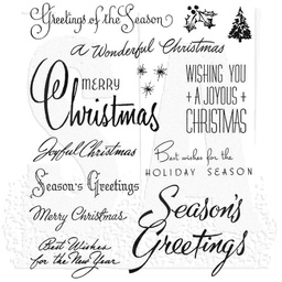 [AGCMS427] Christmas Time 3 Cling Stamps