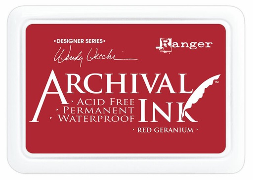 Ranger - Archival Ink Pad - Red Geranium