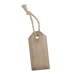 [BCPGTWW-10] Wood Gift Tag - Weathered Wood Sold in Singles