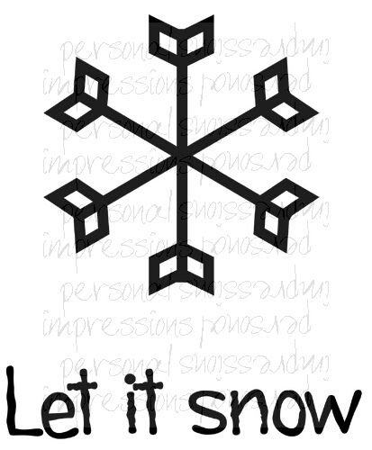 Bert & Gerts Let it Snow stamp set