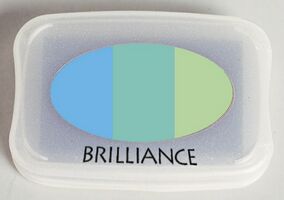 Brilliance 3 Colour Ink Pad - Peacock 