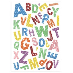[CBPS6050] 4&quot;x6&quot; Stamps Baby Alphabet