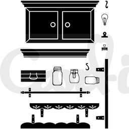 [CDCCSTONT-01] On the Shelf clear stamp set