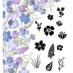 [CDMAFO-01] Forest Flora Majestix Stamp Set