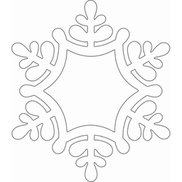 [CDSTSI-01] Simply Snowflakes MajeMask Stencil