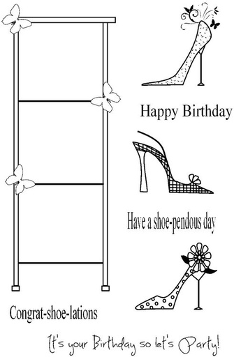 Personal Impressions Stand with Shoes stamp set