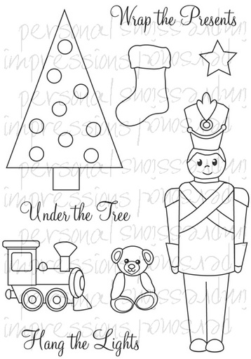 Sarah Hurley Christmas Presents stamp set