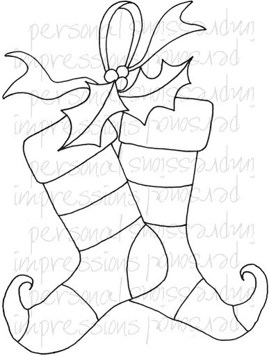 Lindsay Mason Zendoodle Christmas Stocking stamp set