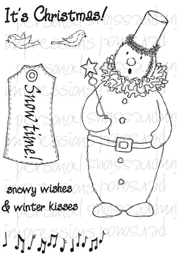 Lindsay Mason Snow Time Snowman stamp set