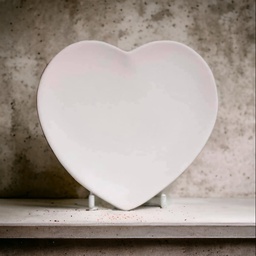 [CLCC039] Heart Plate Small (carton of 6)