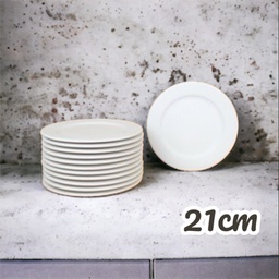 [CLCP002] Rimmed Plate 21 cm Box Quantity 12