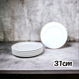 [CLCP006] Rimmed Plate 31cm (carton of 6)
