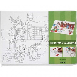[CLCV23321] Christmas Calendar With Print Pack of 5
