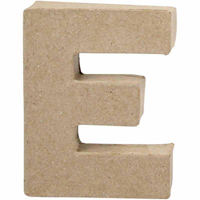 Creativ - Paper Mache Letter E - 10cm