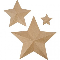 [CLCV50423] Hanging Stars Pack of 3