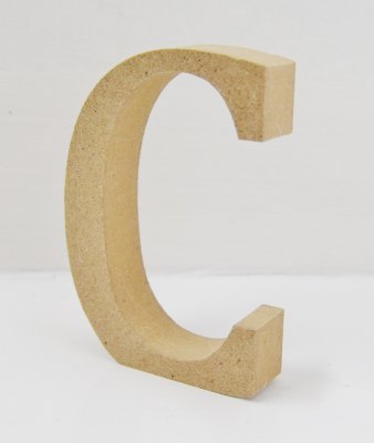 Creativ - Wooden Letter C - 8cm