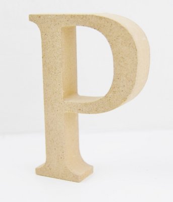 Creativ - Wooden Letter P - 8cm