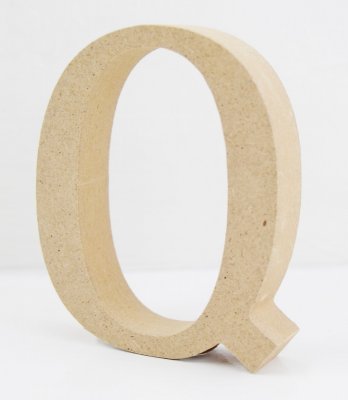 Creativ - Wooden Letter Q - 8cm