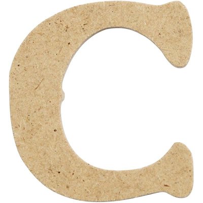 Creativ - Wooden Letter C - 4cm (10 pk)