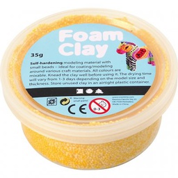 [CLCV78864] Foam Clay 35g Yellow - single