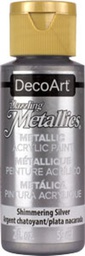 [CLDA070] Shimmering Silver Americana Metallics 2oz