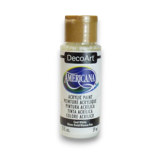 DecoArt Americana Acrylic - Cool White (2oz)