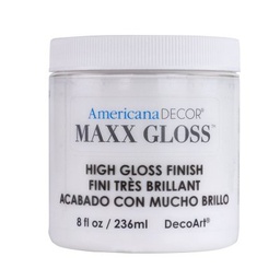 [CLDAADMG01-8OZ] ~White China Decor Maxx Gloss