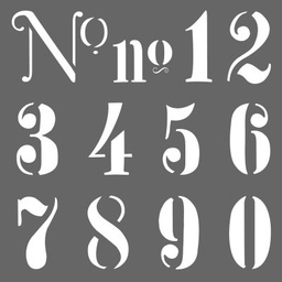 [CLDAADS409] Numbers Stencil