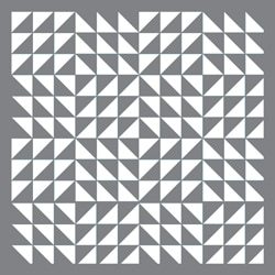 [CLDAASMM15] Triangle Patchwork Mixed Media stencil