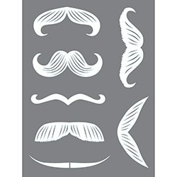 [CLDAASMM25] Moustaches Mixed Media stencil